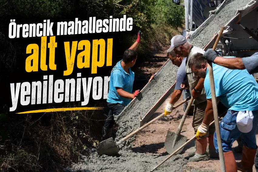 Gülüç Örencik mahallesinde kanalizasyon altyapısı yenileniyor