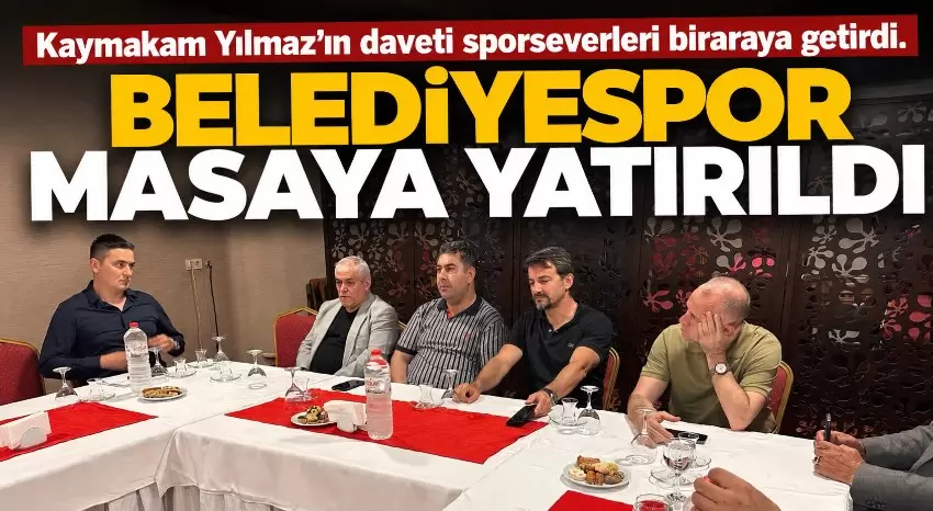 Kdz. Ereğli Belediyespora destek toplantısı gerçekleştirildi