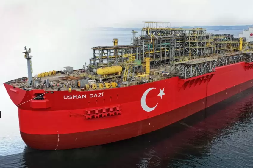 Osman Gazi platformu Eylülde göreve başlayacak... Gabarda günlük petrol üretimi 83 bin 200 varile ulaştı