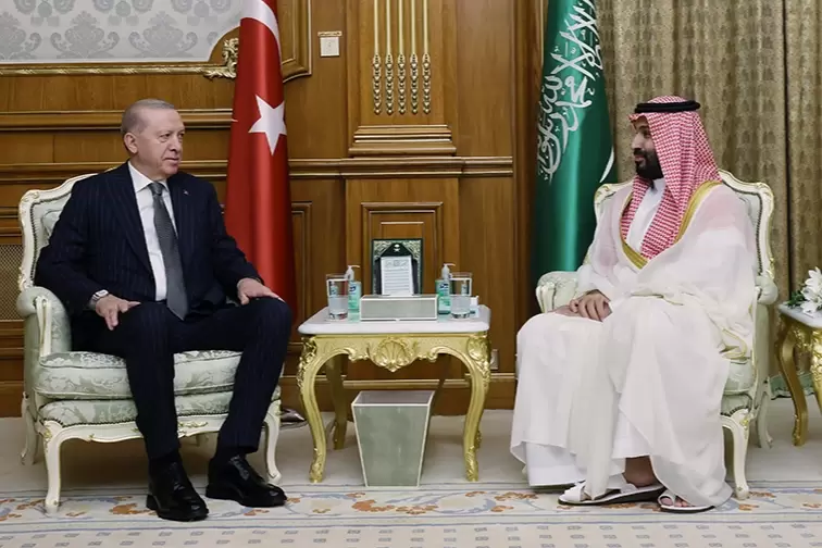 Cumhurbaşkanı Erdoğan, Mekkede Veliaht Prens Muhammed bin Selman ile görüştü
