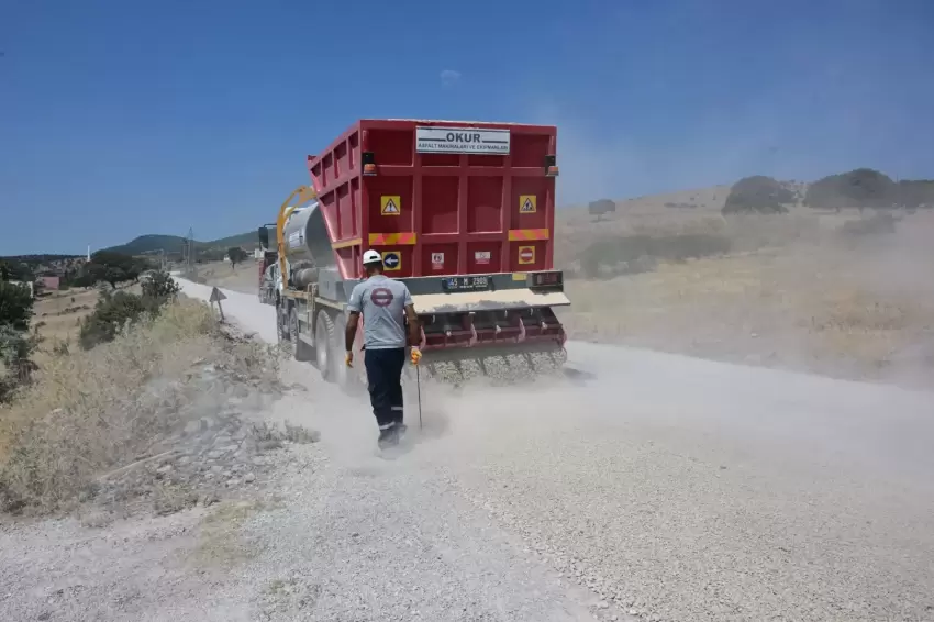 Yuntdağının 10 kilometrelik yolunda konfor çalışması