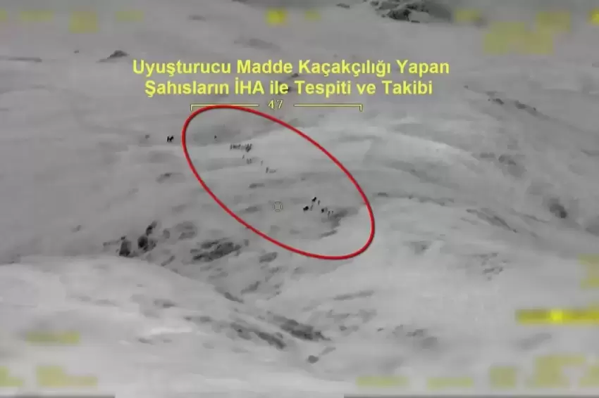 Hakkaride JİHA destekli operasyonda 253 kilo esrar ele geçirildi