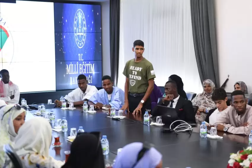 Moritanyalı öğrencilerden MEBe ziyaret