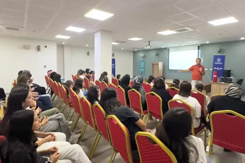 Kocaelide çocuklara yangın güvenliği eğitimi