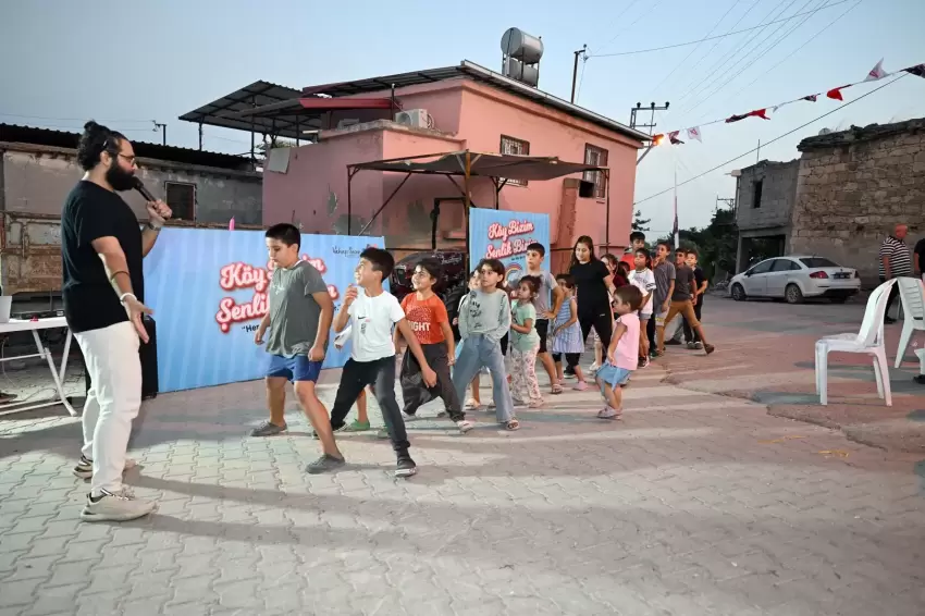 Mersinde çocuklar geleneksel oyunlarla buluştu