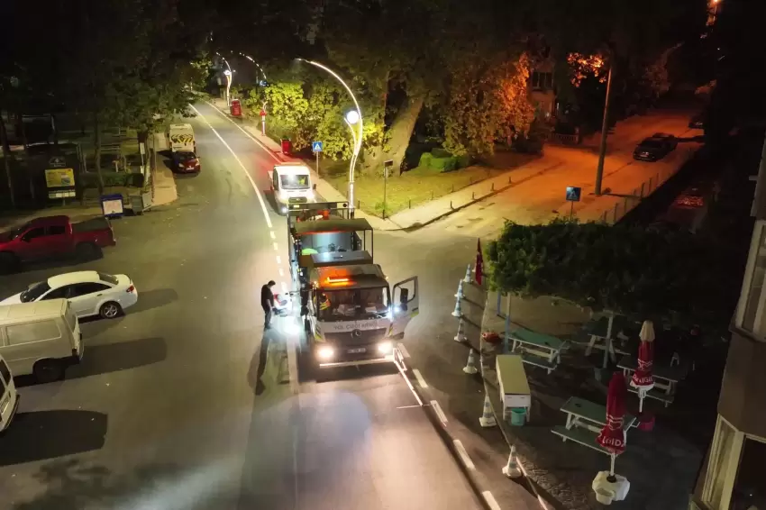 Karamürsel Plaj Yolu Caddesine özel asfalt dokunuşu