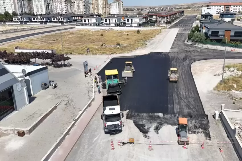 Kayseri Melikgazide yeni yollarla konforlu ulaşım