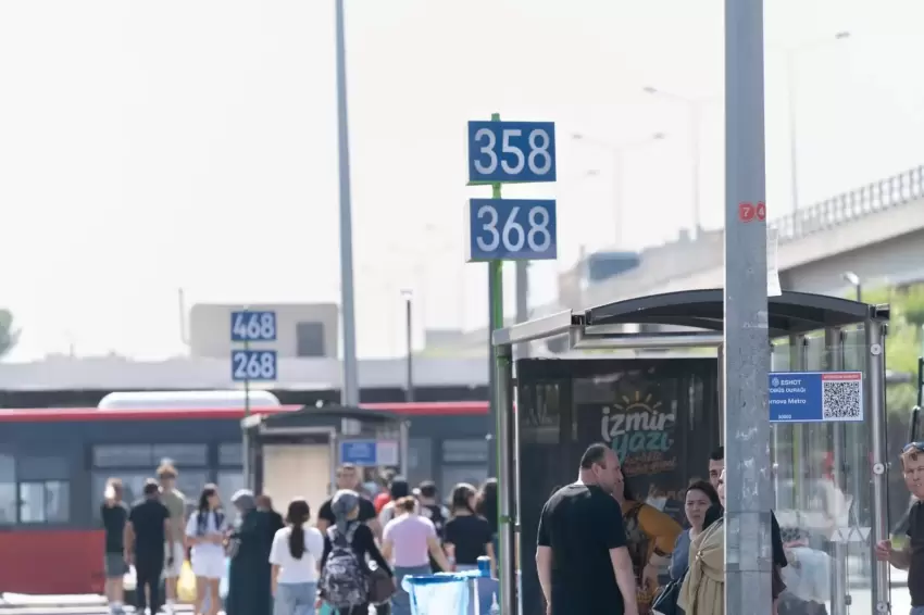 İzmirde Bornova Aktarma İstasyonu yenilendi