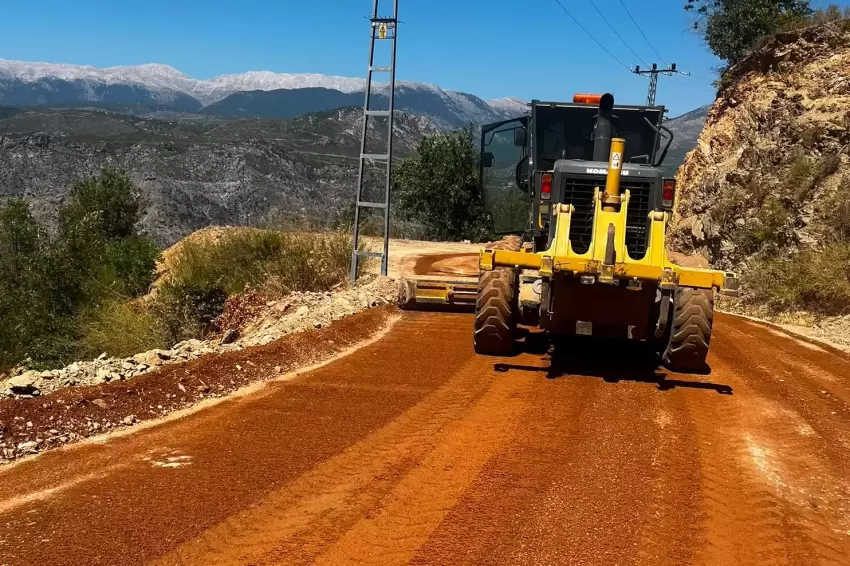 Alanyanın kırsal yollarında yoğun mesai