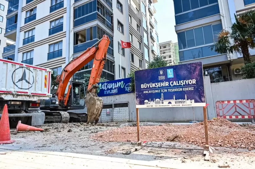 Bursa Nilüferin altyapısı Büyükşehirle güçleniyor