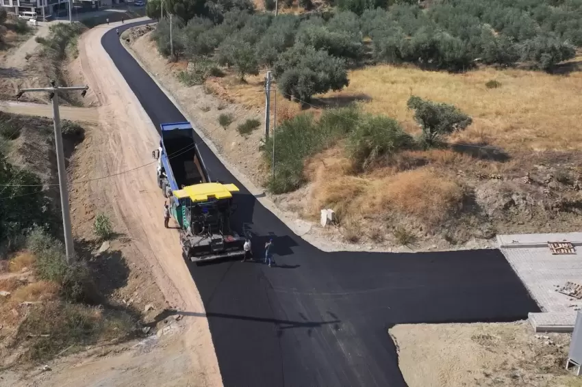 Manisa Turgutlunun kırsalında ulaşım konforu artıyor