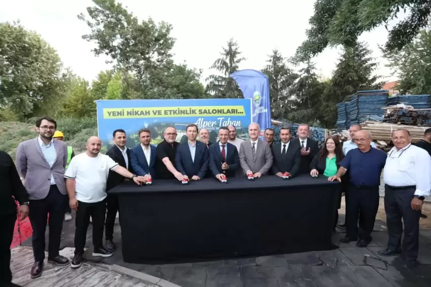 Bursa İnegölde Botanik Nikah Ve Etkinlik Salonlarının temeli atıldı