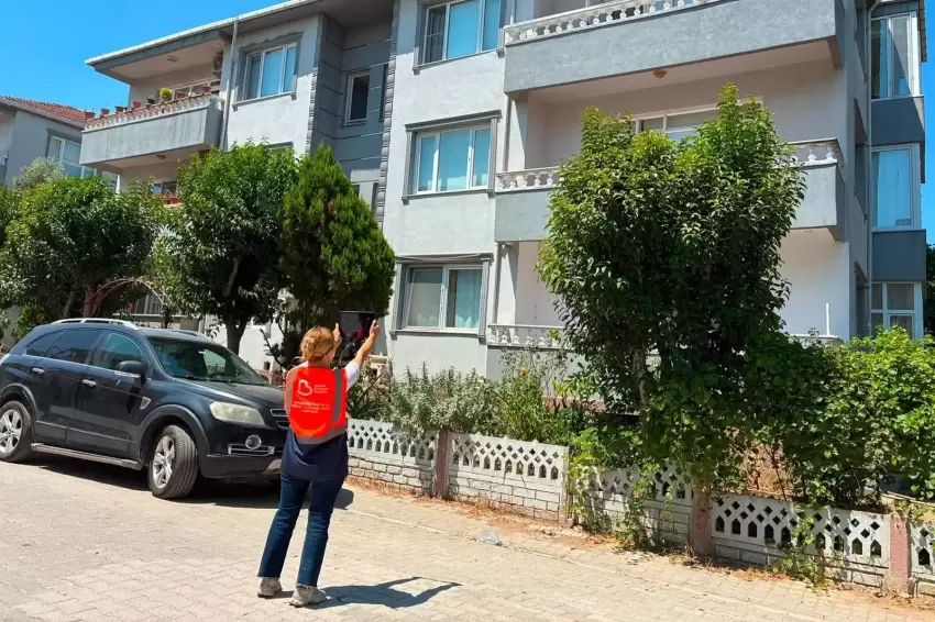 Balıkesirde depreme dirençli kent için Gönende yapı envanteri tamamlandı