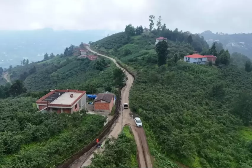 Trabzon Vakfıkebirde 11 mahalleye içme suyu yatırımı