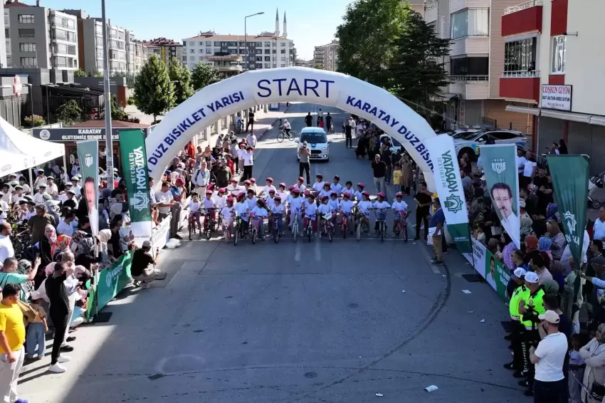 Konya Karatayda Düz Bisiklet heyecanı