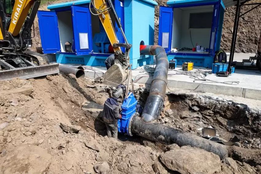 Sakarya Hendeke yeni pompa sistemi ile saniyede 390 litre su