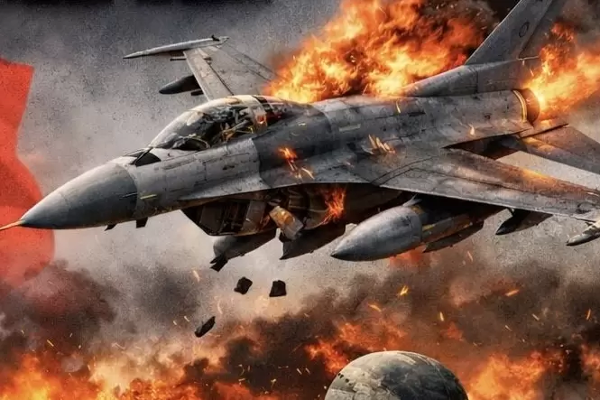 Yalovada F-16 kazası Pilot atlayarak kurtuldu
