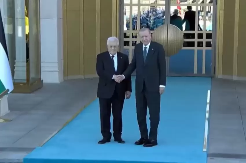 Filistin Devlet Başkanı Mahmud Abbas Başkentte