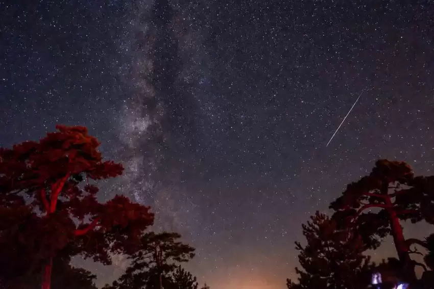 Konya Meramda meteor yağmuru şenliğe dönüştü