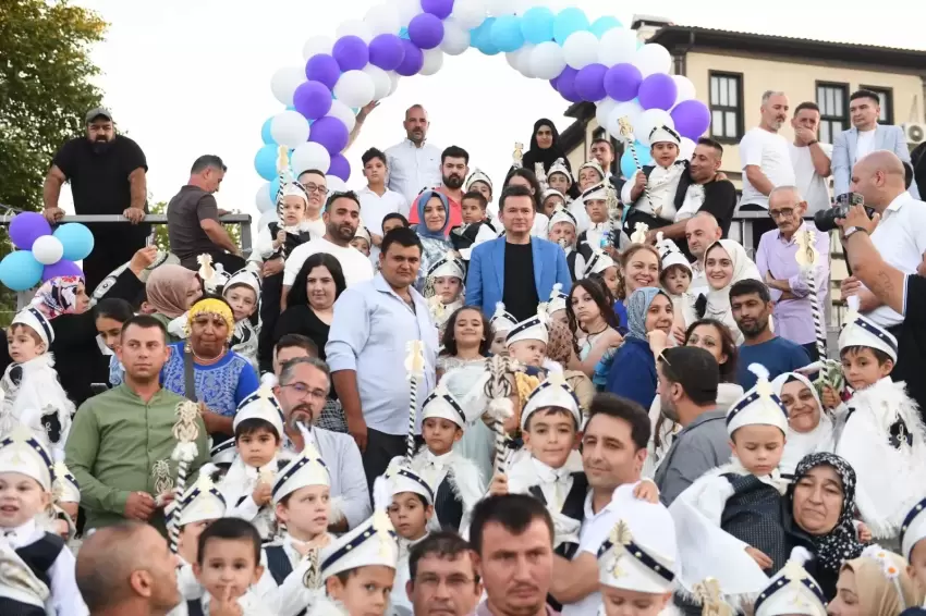 Bursada 40 mahalleden 200 çocuk sünnet şöleninde buluşuyor