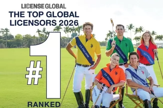 U.S. Polo Assn., License Globalın 2026 En Büyük Küresel Lisansörler sıralamasında 1. sırada