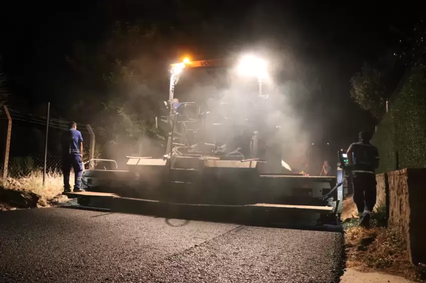 İzmir Büyükşehirden Selçuka 15,5 kilometrelik yol hamlesi