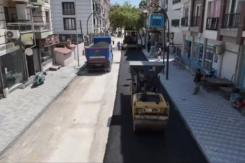 Manisa Somada Turgutalp Mahallesi ilk kez sıcak asfaltla buluşuyor