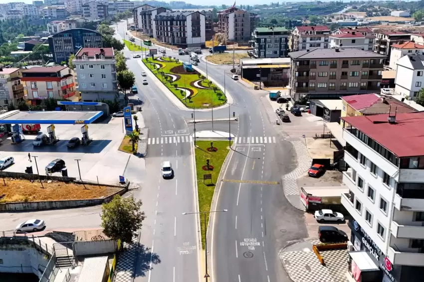 Darıcadaki kavşakta trafik rahatladı, ulaşım hızlandı