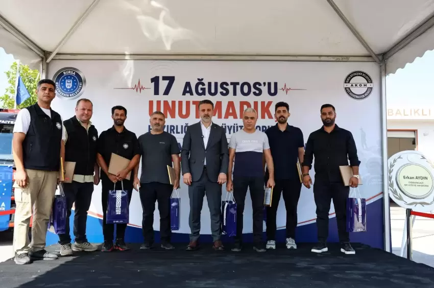 Bursada afetlere hazırlık için yeni yatırımlar hizmete alındı