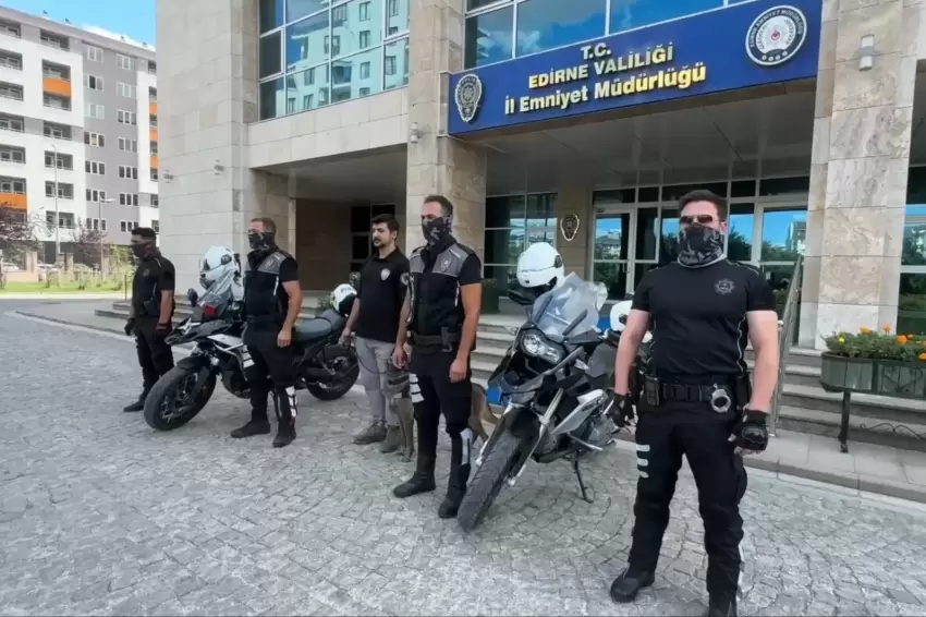Narkotimler Edirnede sahaya indi
