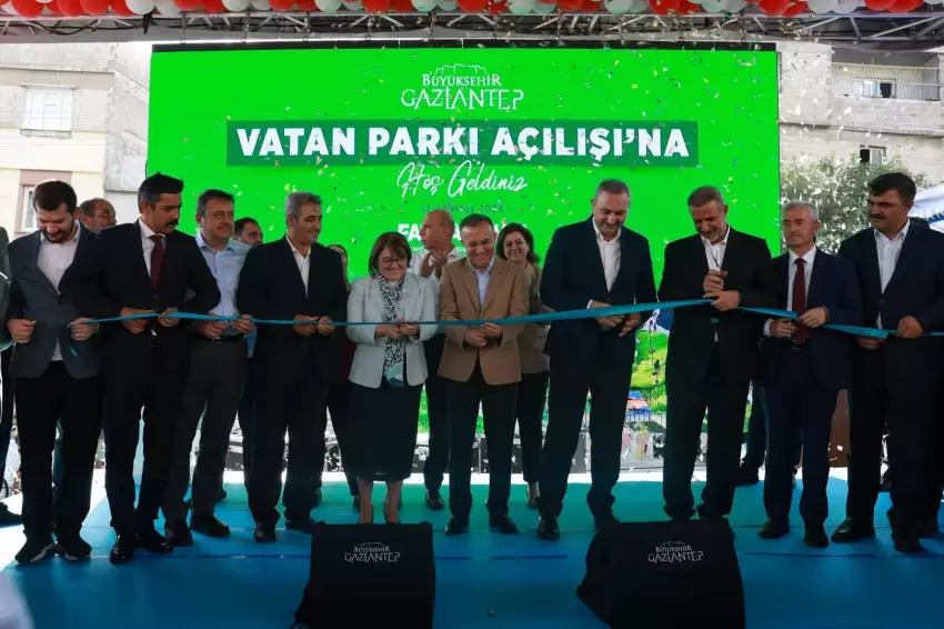 Gaziantepin çehresini değiştirecek yeni park açıldı