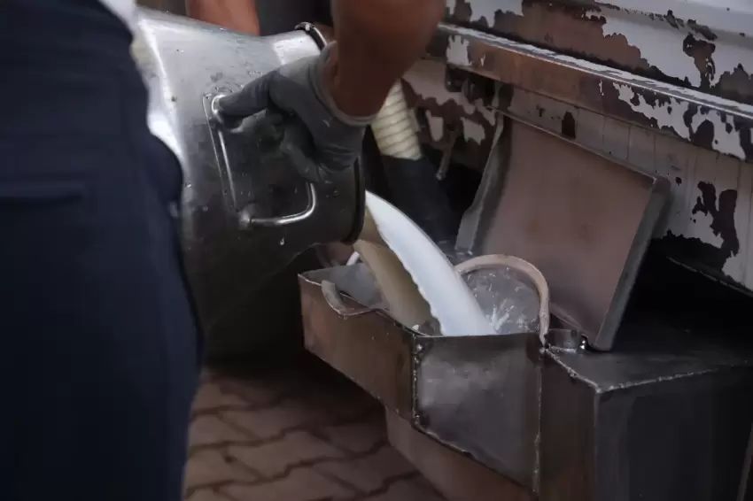 Antalyada süt üreticilerine tank desteği