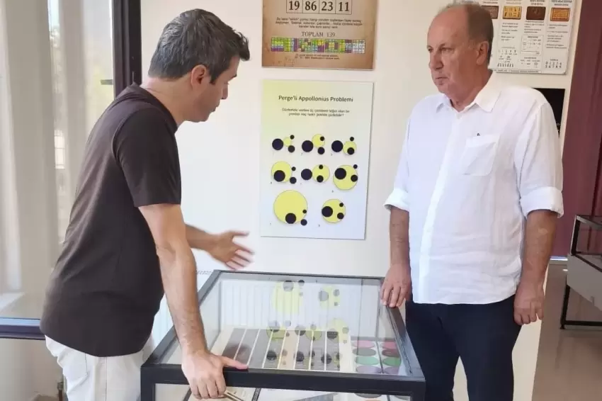 Muharrem İnceden Bursada Matematik Müzesi ziyareti