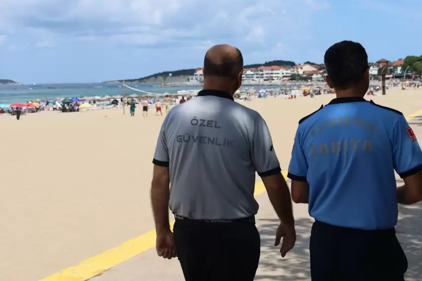 Sahillerde huzur ve düzen için zabıta ekipleri görevde
