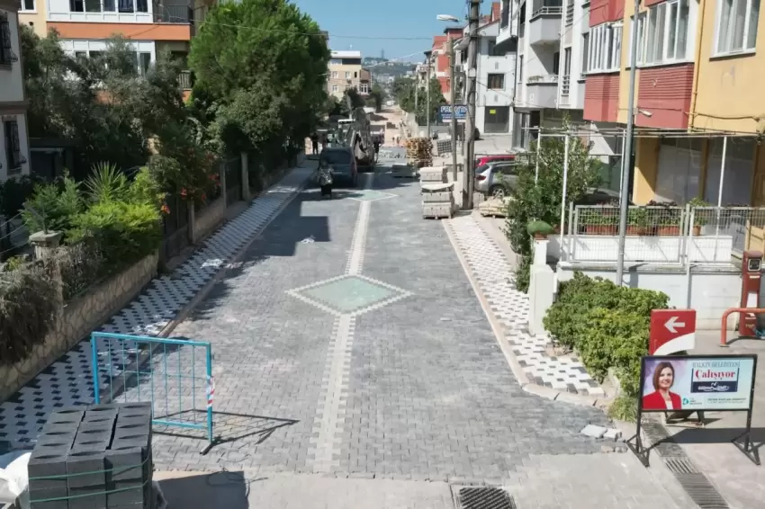 İzmitte SEDAŞ çalışması ardından yollar yenilendi