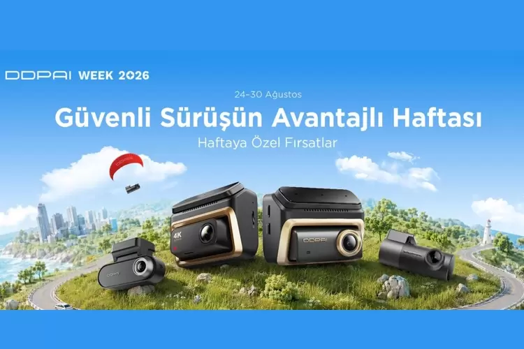 DDPAI Week ilk kez Türkiyede başlıyor... Akıllı araç kameralarında özel indirimler ve hediyeler