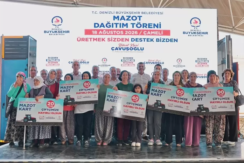 Denizli Büyükşehirden çiftçiye mazot desteği