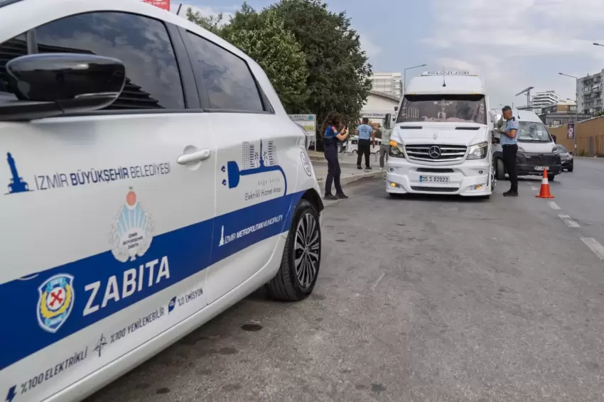 İzmirde işçi servislerine sıkı denetim