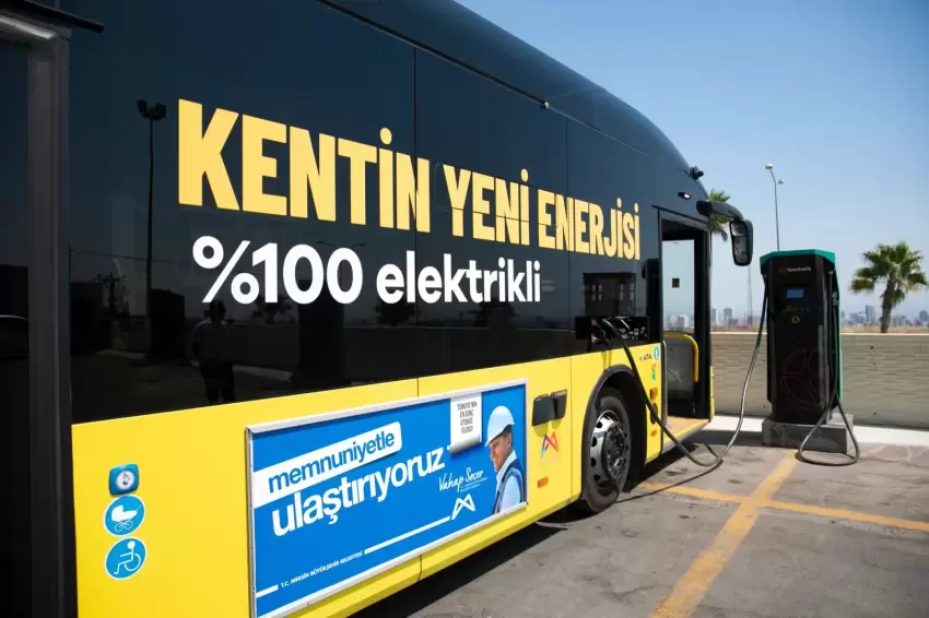 Mersinde elektrikli otobüslerle hem bütçe hem çevre korunuyor