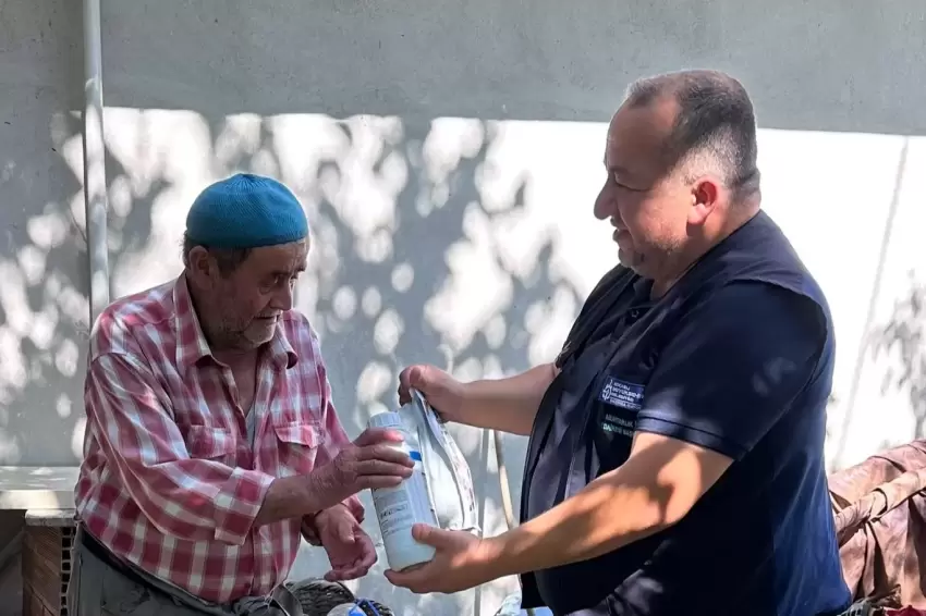 Kocaelide dolu mağduru üreticiye destek