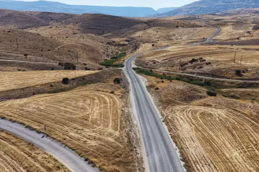 Malatya Yazıhanın yol standardı yükseldi