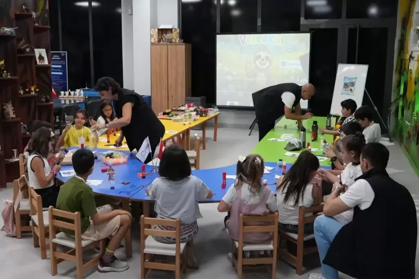 Balıkesirde çocuklar bilim ve çevreyle buluştu