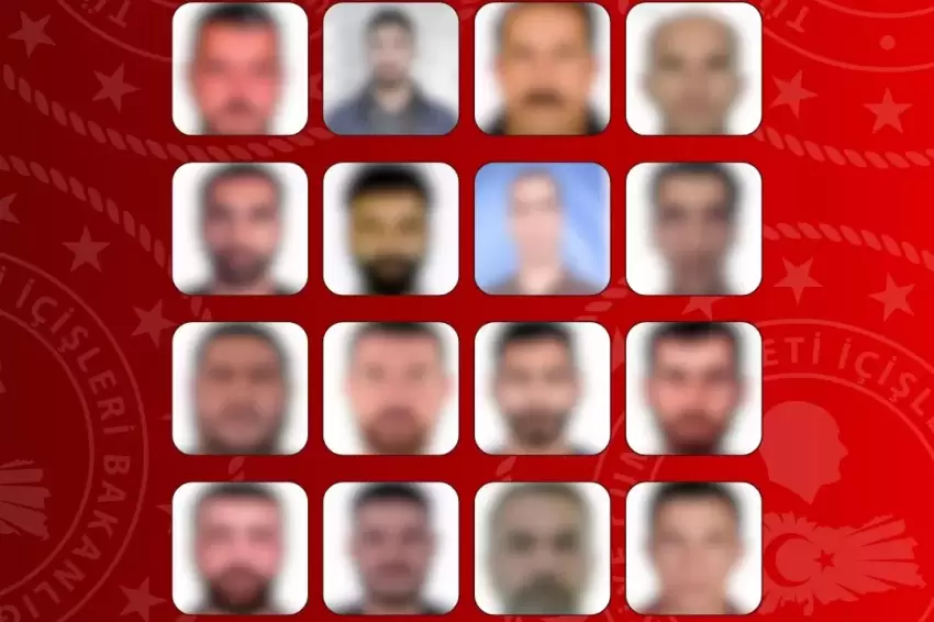 16sı kırmızı bültenli 60 suçlu yakalandı