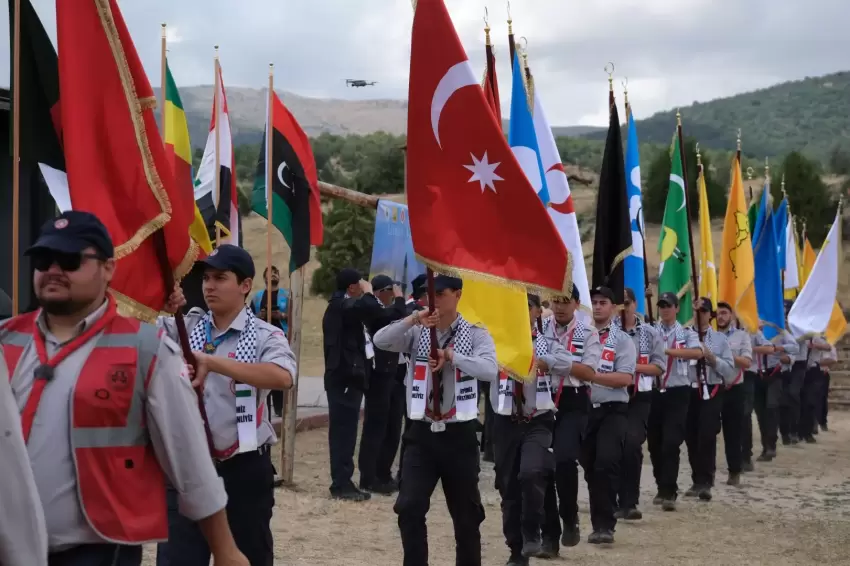 Konyada İslam İzcileri Dostluk Kampı ile ikinci buluşma