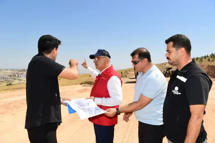 Malatyada Kuzey ve Güney Kuşak Yollarında çalışmalar sürüyor