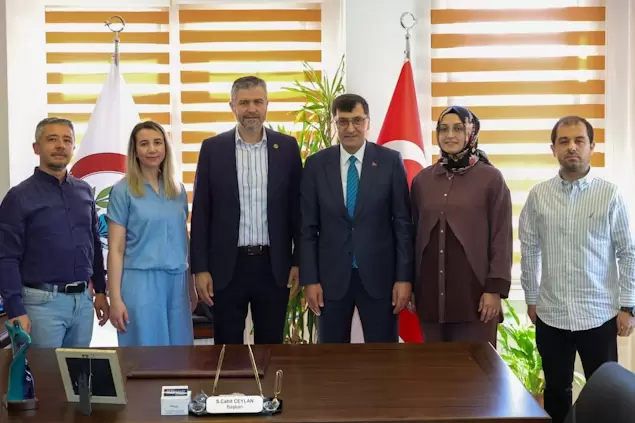 Kütahyada Başkan Kahveciden Eczacı Odasına ziyaret