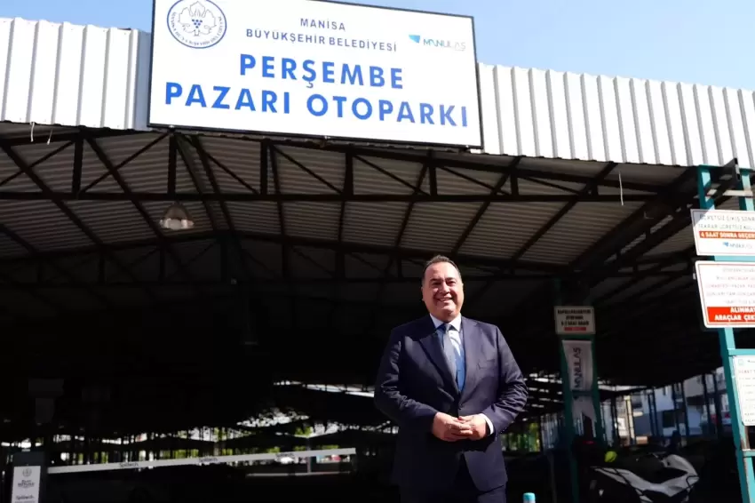 Manisa Büyükşehirden Perşembe Pazarında otopark hamlesi