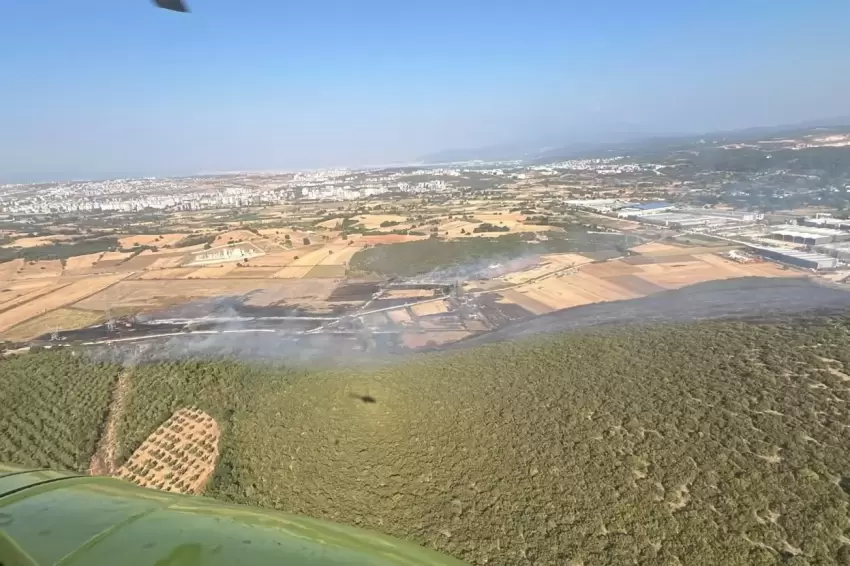 Bursadaki yangının enerjisi düşürüldü