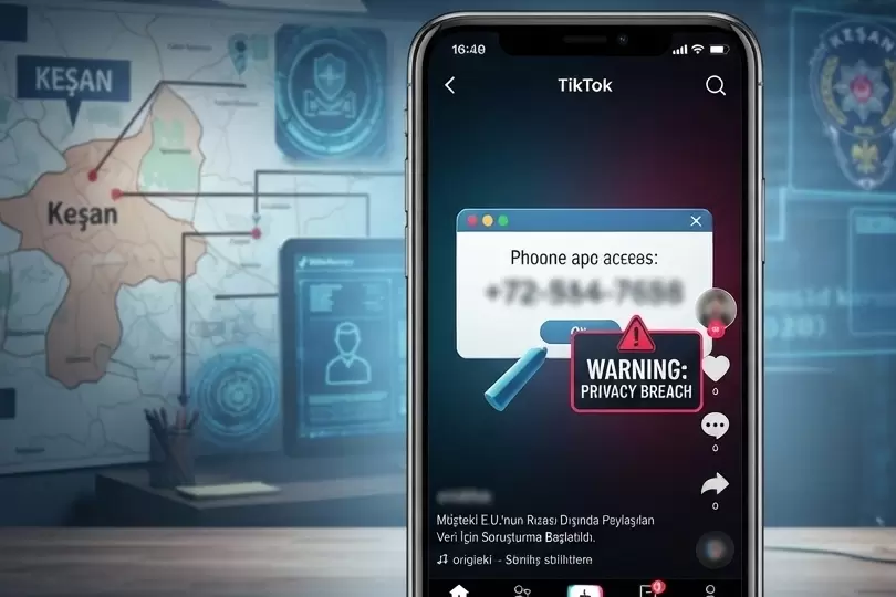 Edirne Keşanda kişisel veri şoku