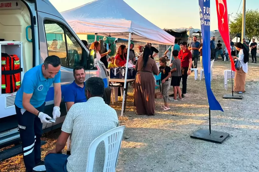 Bursada mevsimlik tarım işçilerine destek